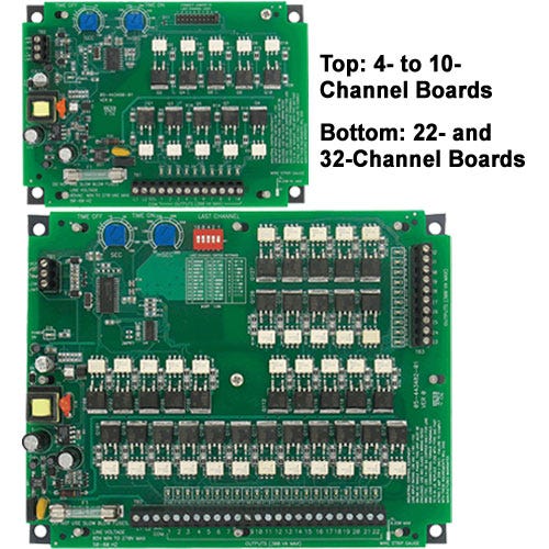 Comparing sizes of DTC600 timer controller cards